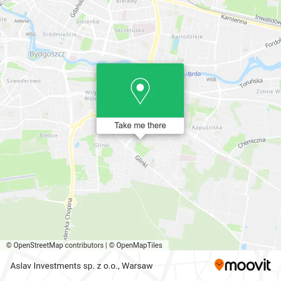 Карта Aslav Investments sp. z o.o.