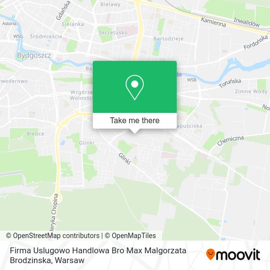 Firma Uslugowo Handlowa Bro Max Malgorzata Brodzinska map