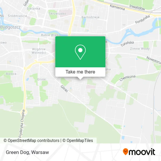 Green Dog map
