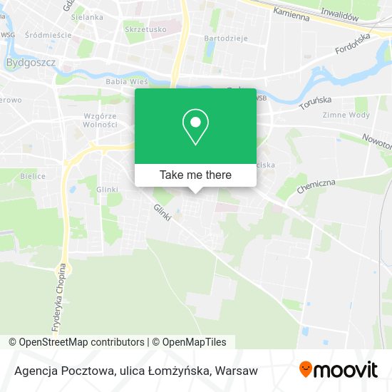 Agencja Pocztowa, ulica Łomżyńska map