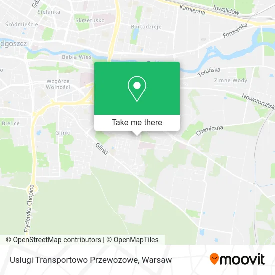 Карта Uslugi Transportowo Przewozowe