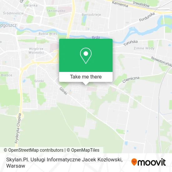 Карта Skylan.Pl. Usługi Informatyczne Jacek Kozłowski