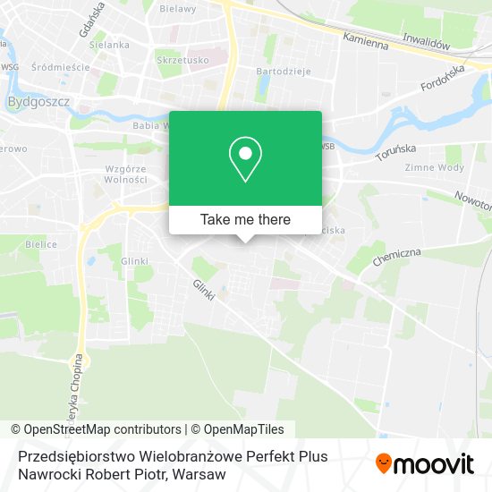 Przedsiębiorstwo Wielobranżowe Perfekt Plus Nawrocki Robert Piotr map