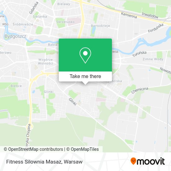 Fitness Silownia Masaz map