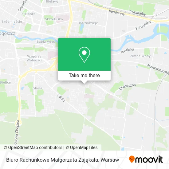 Карта Biuro Rachunkowe Małgorzata Zająkała