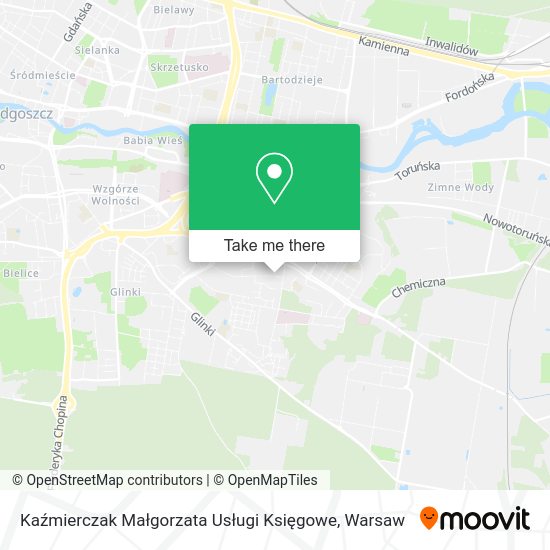 Kaźmierczak Małgorzata Usługi Księgowe map