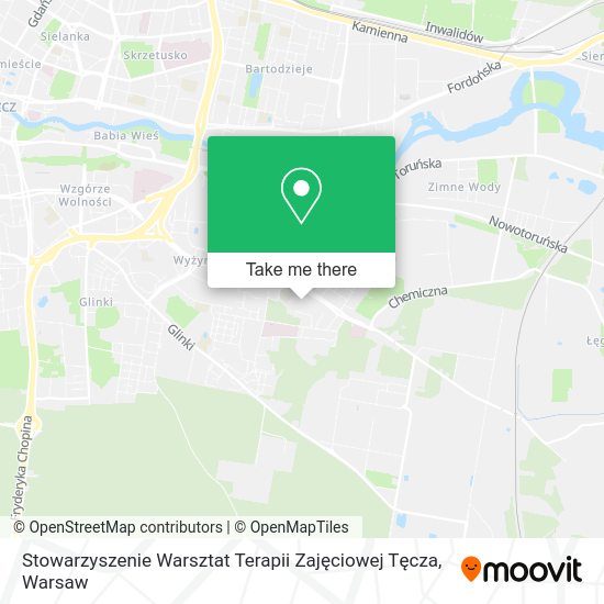 Stowarzyszenie Warsztat Terapii Zajęciowej Tęcza map