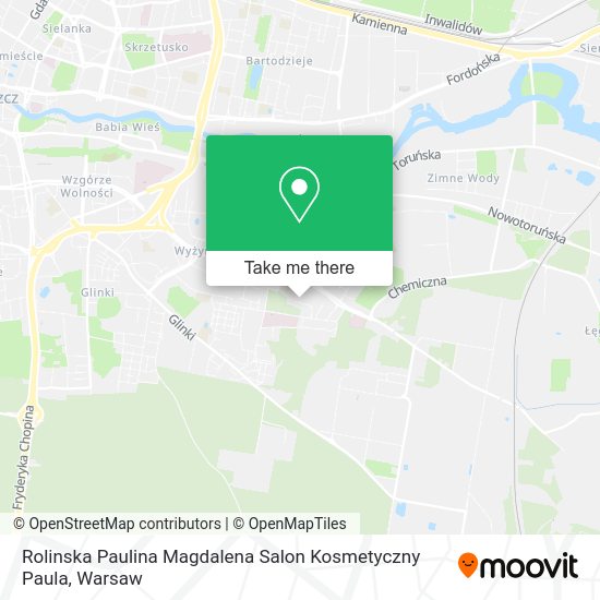 Rolinska Paulina Magdalena Salon Kosmetyczny Paula map