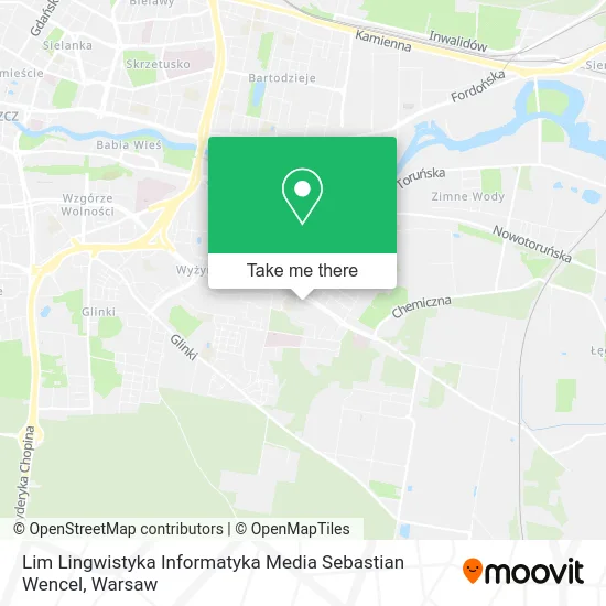 Карта Lim Lingwistyka Informatyka Media Sebastian Wencel