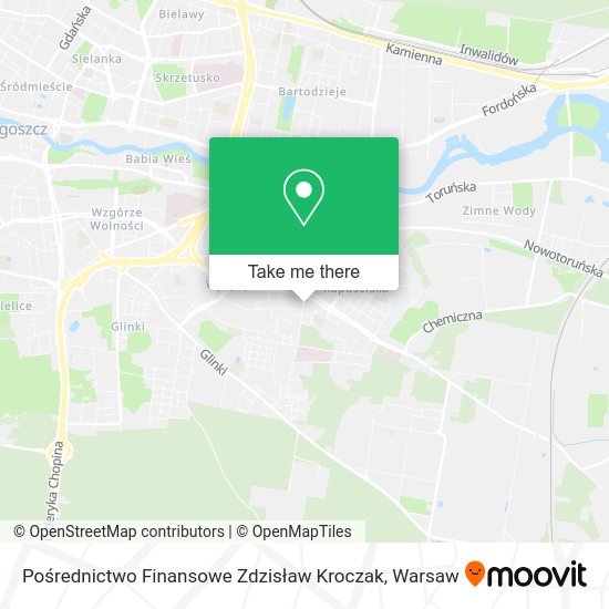 Pośrednictwo Finansowe Zdzisław Kroczak map