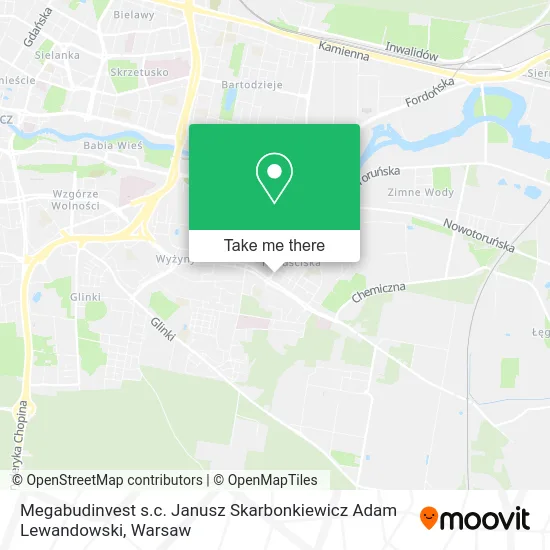 Карта Megabudinvest s.c. Janusz Skarbonkiewicz Adam Lewandowski