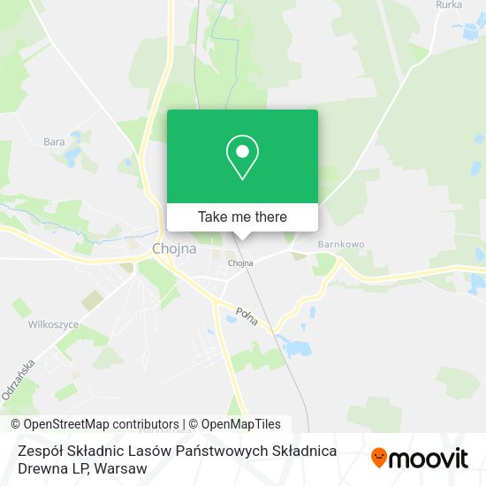 Zespół Składnic Lasów Państwowych Składnica Drewna LP map