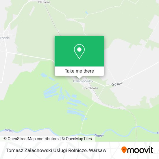 Tomasz Załachowski Usługi Rolnicze map