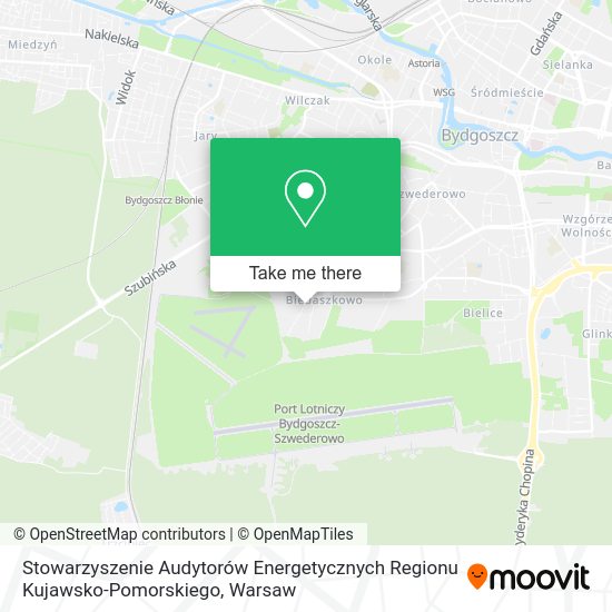 Карта Stowarzyszenie Audytorów Energetycznych Regionu Kujawsko-Pomorskiego