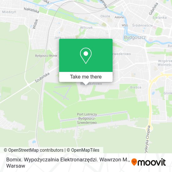 Bomix. Wypożyczalnia Elektronarzędzi. Wawrzon M. map