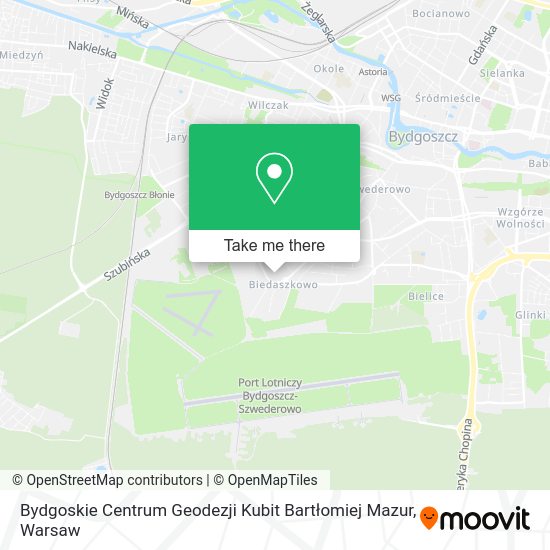 Bydgoskie Centrum Geodezji Kubit Bartłomiej Mazur map