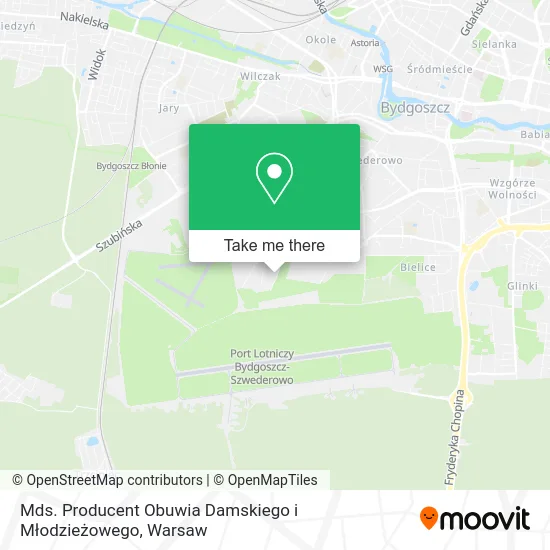 Карта Mds. Producent Obuwia Damskiego i Młodzieżowego