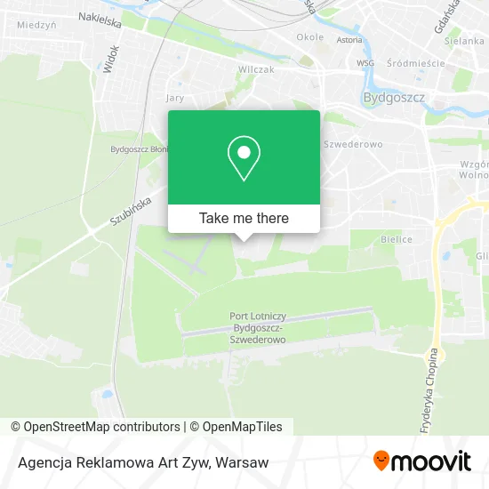 Карта Agencja Reklamowa Art Zyw