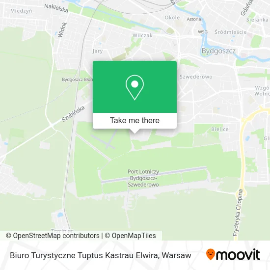 Карта Biuro Turystyczne Tuptus Kastrau Elwira