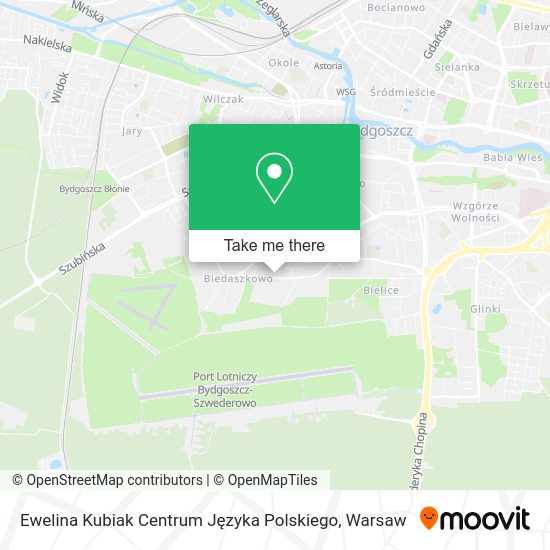 Ewelina Kubiak Centrum Języka Polskiego map