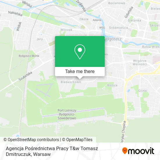Карта Agencja Pośrednictwa Pracy T&w Tomasz Dmitruczuk