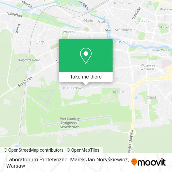 Карта Laboratorium Protetyczne. Marek Jan Noryśkiewicz