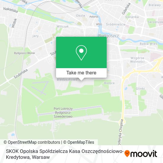 SKOK Opolska Spółdzielcza Kasa Oszczędnościowo-Kredytowa map