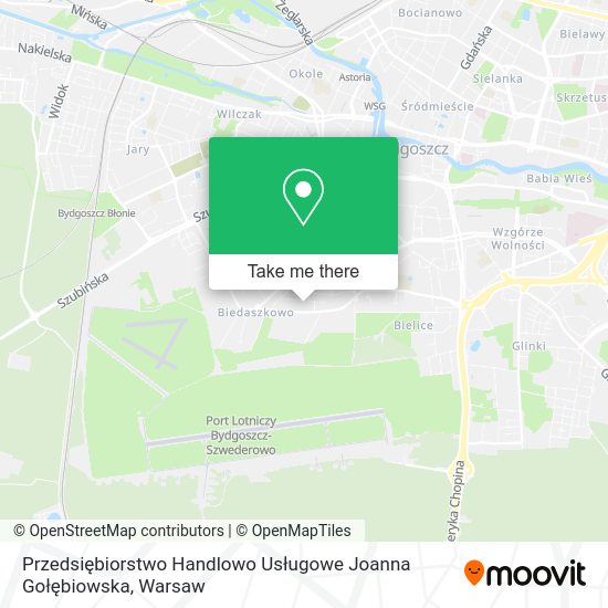 Przedsiębiorstwo Handlowo Usługowe Joanna Gołębiowska map