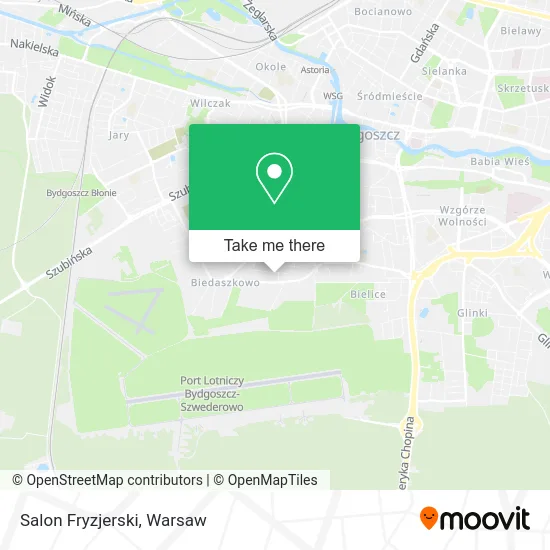 Карта Salon Fryzjerski
