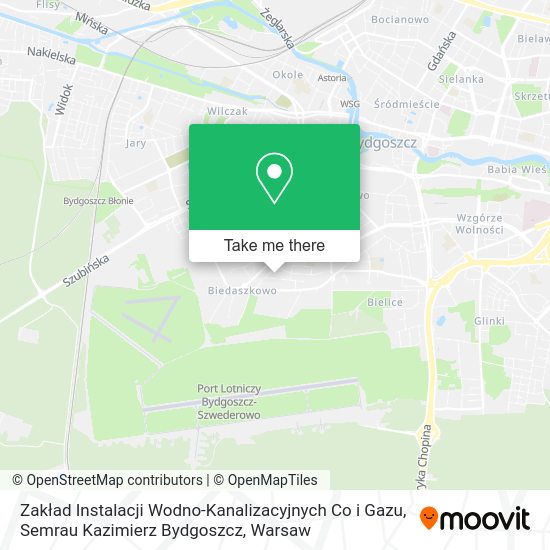 Карта Zakład Instalacji Wodno-Kanalizacyjnych Co i Gazu, Semrau Kazimierz Bydgoszcz