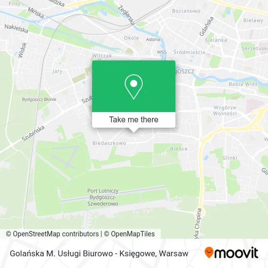 Карта Golańska M. Usługi Biurowo - Księgowe