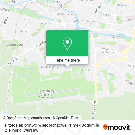 Przedsiębiorstwo Wielobranżowe Primex Bogumiła Zielińska map