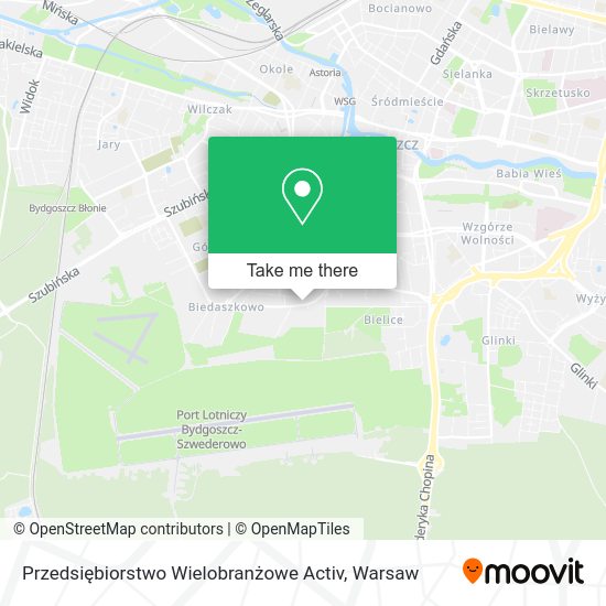 Przedsiębiorstwo Wielobranżowe Activ map