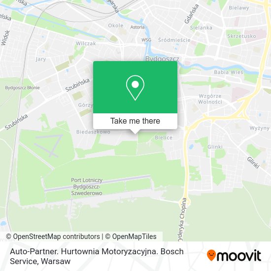 Карта Auto-Partner. Hurtownia Motoryzacyjna. Bosch Service