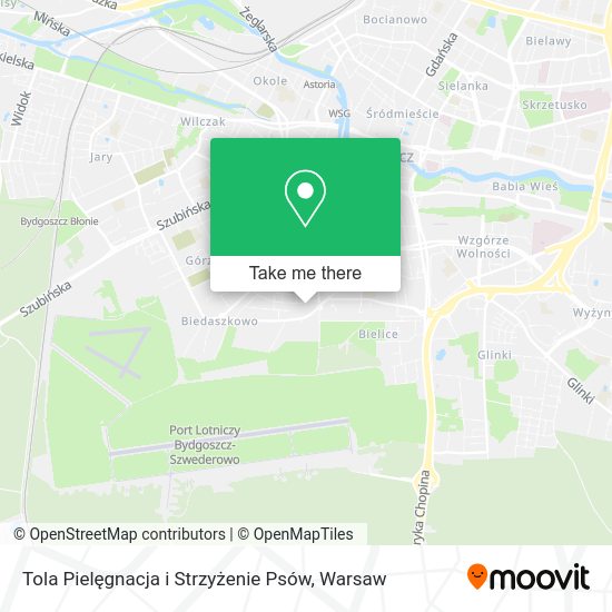 Tola Pielęgnacja i Strzyżenie Psów map