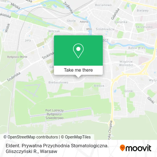 Карта Eldent. Prywatna Przychodnia Stomatologiczna. Gliszczyński R.