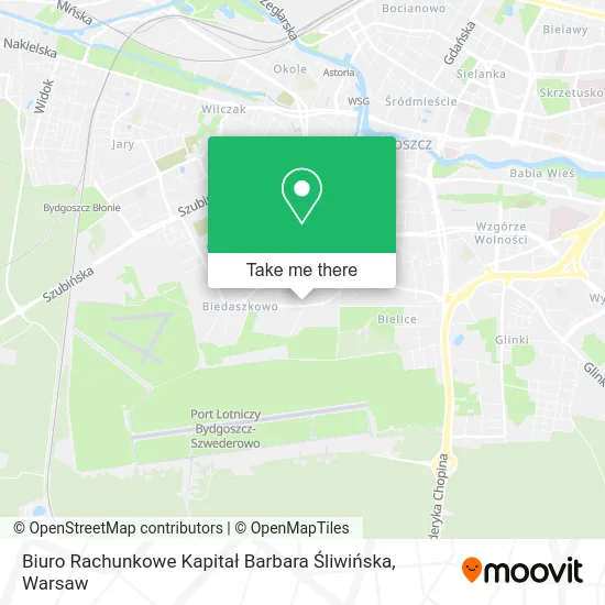 Карта Biuro Rachunkowe Kapitał Barbara Śliwińska