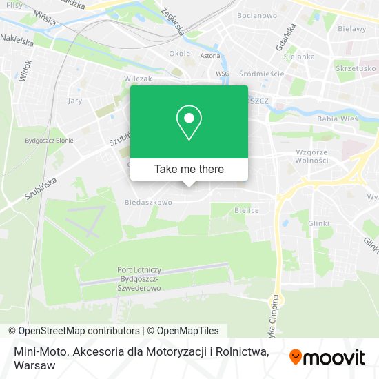 Карта Mini-Moto. Akcesoria dla Motoryzacji i Rolnictwa