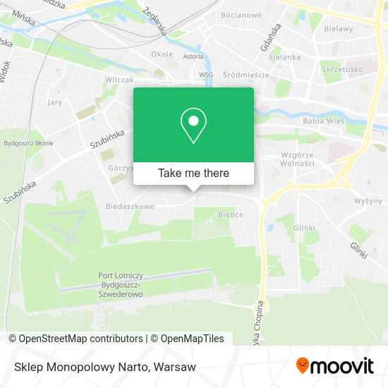 Sklep Monopolowy Narto map