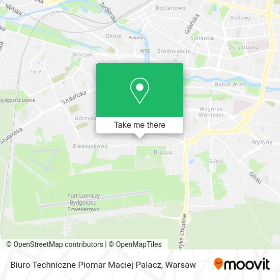 Biuro Techniczne Piomar Maciej Palacz map
