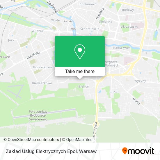 Zakład Usług Elektrycznych Epol map