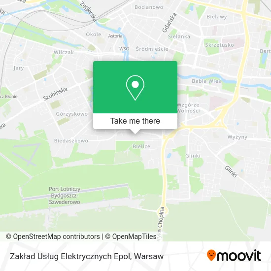 Zakład Usług Elektrycznych Epol map