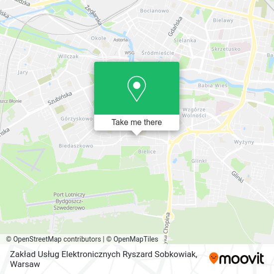 Карта Zakład Usług Elektronicznych Ryszard Sobkowiak