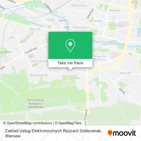 Карта Zakład Usług Elektronicznych Ryszard Sobkowiak