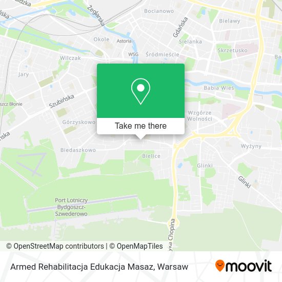 Armed Rehabilitacja Edukacja Masaz map