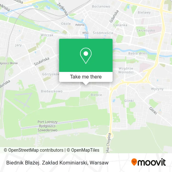 Biednik Błażej. Zakład Kominiarski map