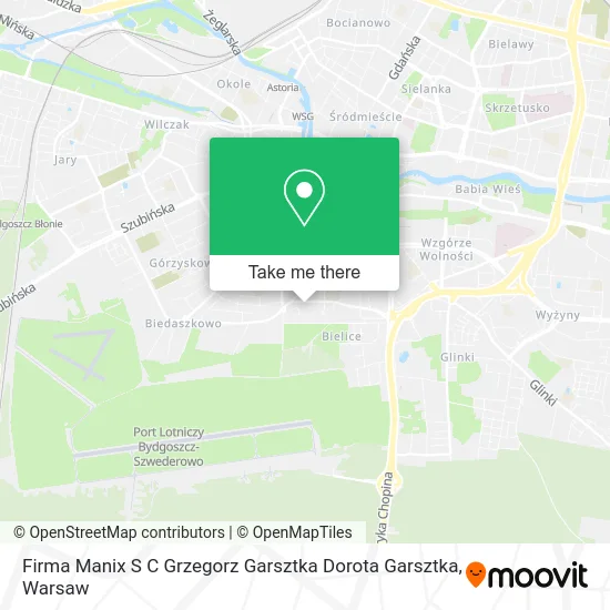 Карта Firma Manix S C Grzegorz Garsztka Dorota Garsztka