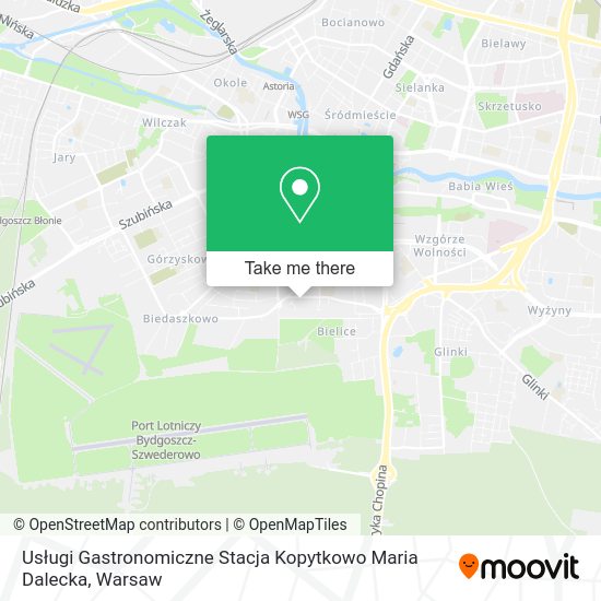 Usługi Gastronomiczne Stacja Kopytkowo Maria Dalecka map