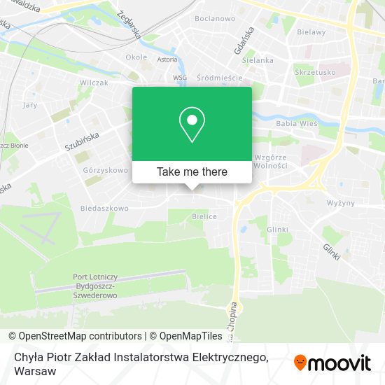 Chyła Piotr Zakład Instalatorstwa Elektrycznego map