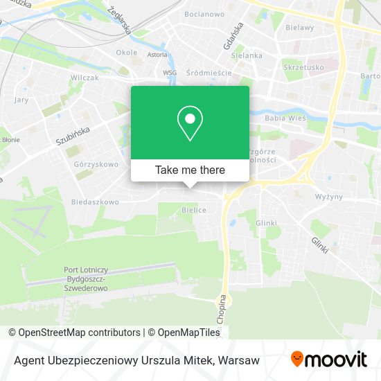 Agent Ubezpieczeniowy Urszula Mitek map